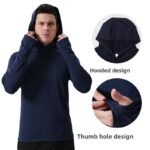 Men’s Breathable Hooded Sports T-Shirt