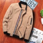 Men’s Stylish Bomber Jacket – Casual Varsity Wear - Image 4