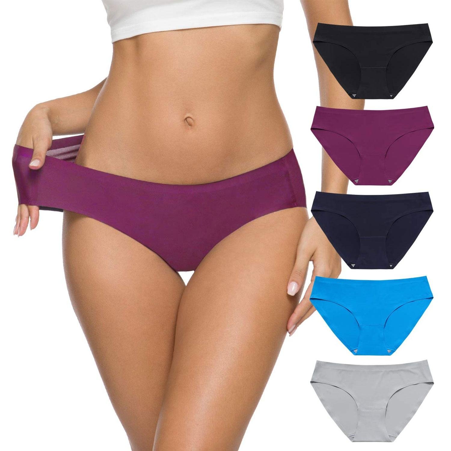H22cf607368e94b7da409b94437b39a3aK Women’s Plus Size Seamless Panties – Smooth Comfort Fit - Image 1