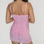 Women's Dress Sequin Cami Mini Dress