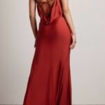 Women's Dress Open Back High Slit Maxi Dress