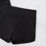Women’s High-Waist Tankini Crop Top & Boxer Shorts Set