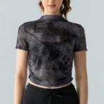 Women’s Mesh Breathable Quick-Dry Gym & Yoga Crop Top