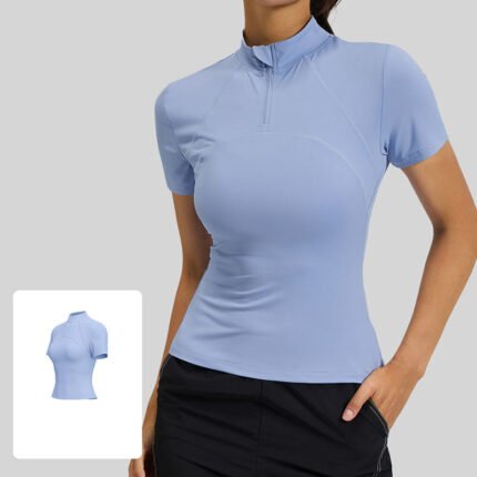 Women’s Half-Zip Quick-Dry Fitness Top