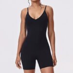 Women’s Backless High-Waist Yoga & Fitness Romper