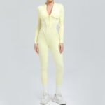 Women’s Backless High-Waist Yoga & Fitness Bodysuit