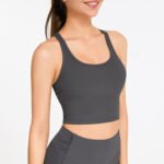 Women’s Seamless Crop Sports Bra Tank Top