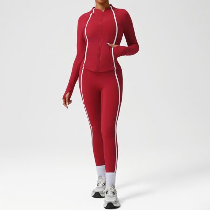 Women’s Color-Block 2-Piece Yoga & Pilates Set