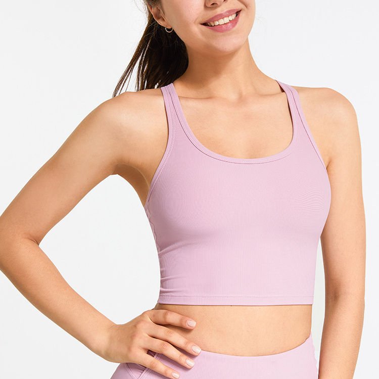 Women’s Seamless Crop Sports Bra Tank Top