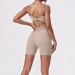 Women’s Backless High-Waist Yoga & Fitness Romper