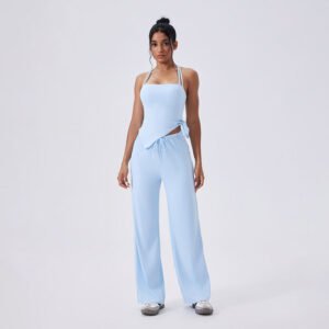 Women’s Quick-Dry Square-Neck Yoga & Gym Set