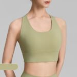 Women’s High-Support Fixed-Cup Twist-Back Sports Bra