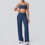 Women’s 4-Piece Sports Bra, Shorts & Leggings Activewear Set