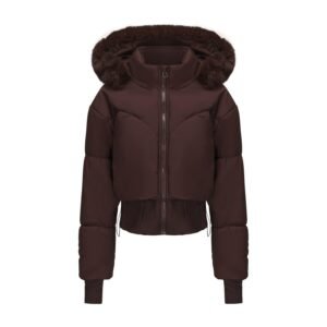 Women’s Thick Warm Biker-Style Winter Jacket