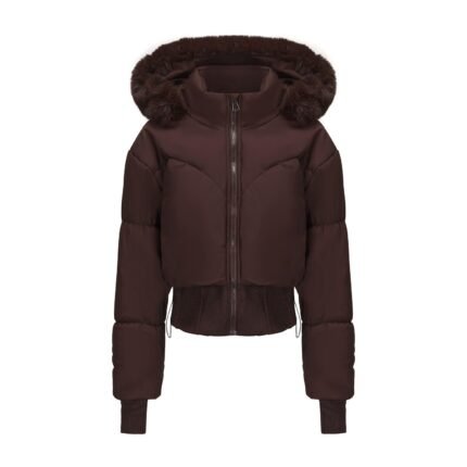 Women’s Thick Warm Biker-Style Winter Jacket