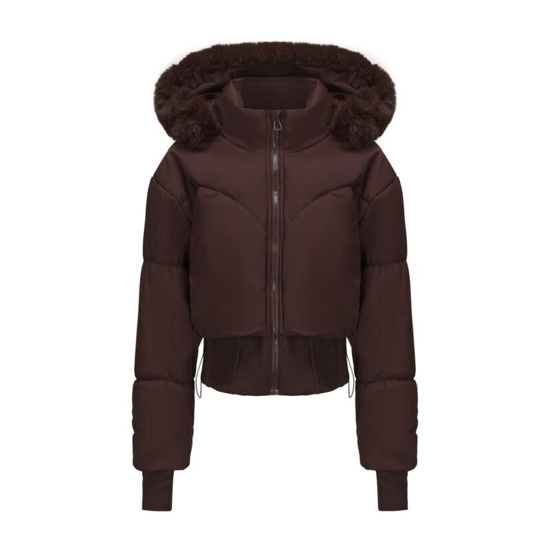Women’s Thick Warm Biker-Style Winter Jacket