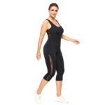 Women’s Solid-Color Quick-Dry Yoga & Fitness Jumpsuit
