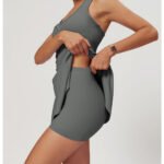 Women’s U-Neck Zipper Tennis Sports Dress