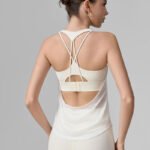 Women’s High-Impact Built-In Bra Backless Yoga Top