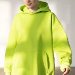 Women’s Solid Long-Sleeve Pullover Sweatshirt with Pocket