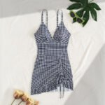 Women’s Ruffle Skirted Tummy-Control One-Piece Swimsuit