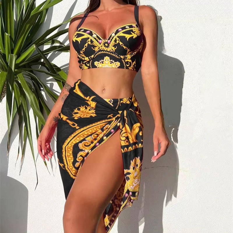 Women’s Bikini Swimsuit with Beach Cover-Up