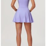 Women’s U-Neck Zipper Tennis Sports Dress