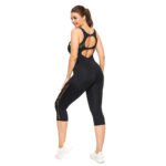 Women’s Solid-Color Quick-Dry Yoga & Fitness Jumpsuit