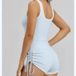 Women’s High-Waist Sports Top & Shorts Set