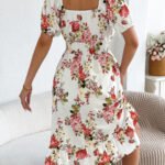 Women’s Plus-Size Digital Print Chiffon Summer Dress