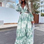 Women’s Solid High-Waist Pleated Loose-Fit Skirt