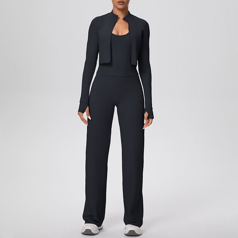 Women’s 3-Piece Seamless Yoga & Gym Activewear Set
