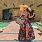Women’s Plus-Size Colorful Tie-Dye Loose-Fit Maxi Dress