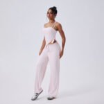 Women’s Quick-Dry Square-Neck Yoga & Gym Set