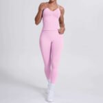 Women’s High-Waist Sports Top & Shorts Set