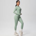 Women’s Ribbed Seamless 2-Piece Gym & Yoga Set
