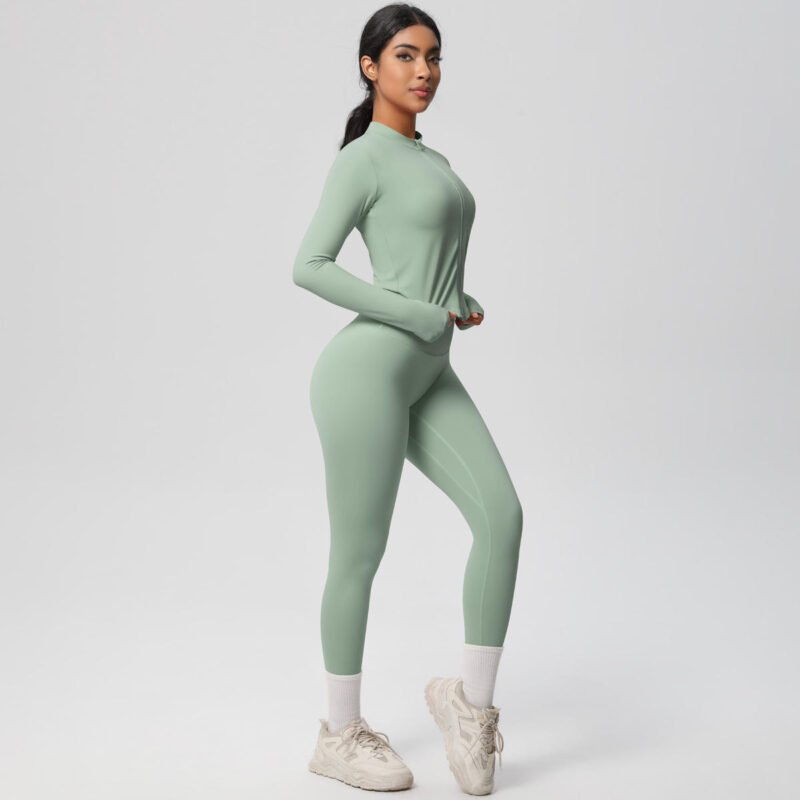 Women’s Ribbed Seamless 2-Piece Gym & Yoga Set