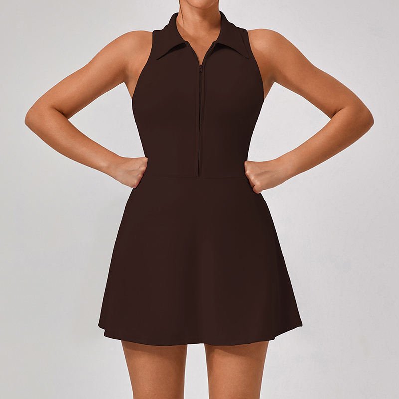 Women’s High-Stretch One-Piece Tennis Sports Dress