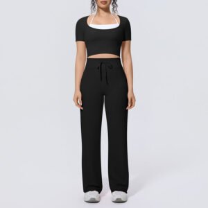 Women’s High-Waist Quick-Dry Yoga & Workout Set