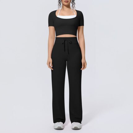 Women’s High-Waist Quick-Dry Yoga & Workout Set
