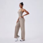 Women’s Quick-Dry Square-Neck Yoga & Gym Set
