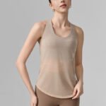 Women’s High-Impact Built-In Bra Backless Yoga Top