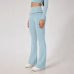 Women’s Square-Neck Long-Sleeve Yoga & Gym Set
