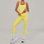 Women’s Quick-Dry High-Stretch 2-Piece Yoga & Gym Set