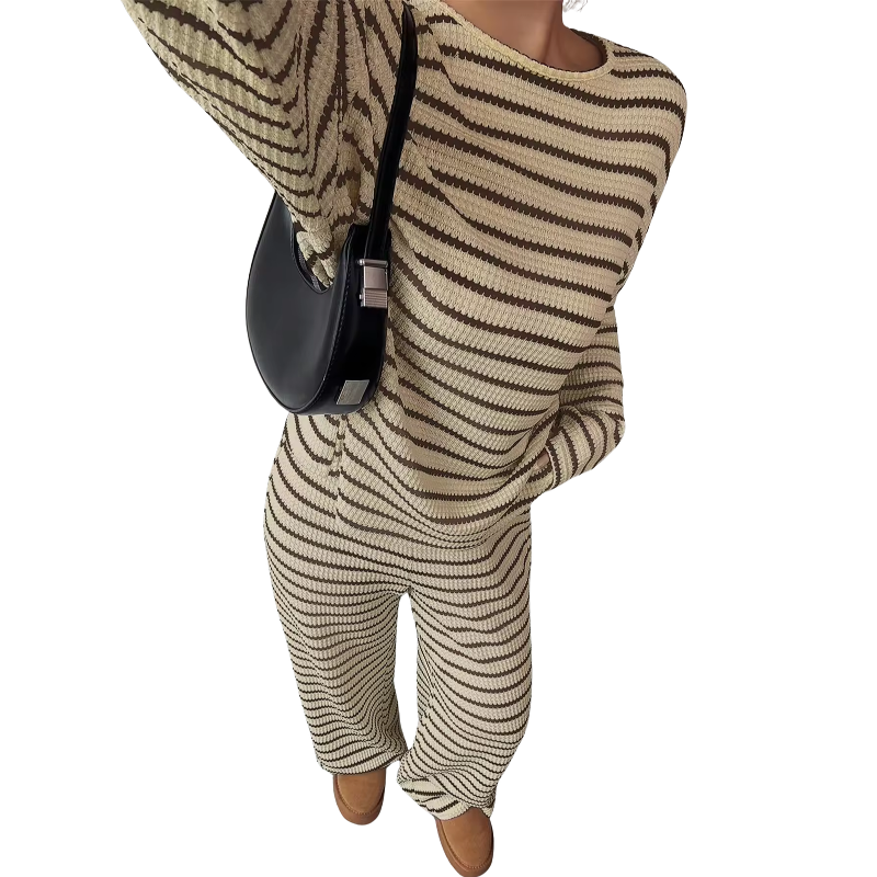 Women’s Printed Slim-Fit Summer Two-Piece Set